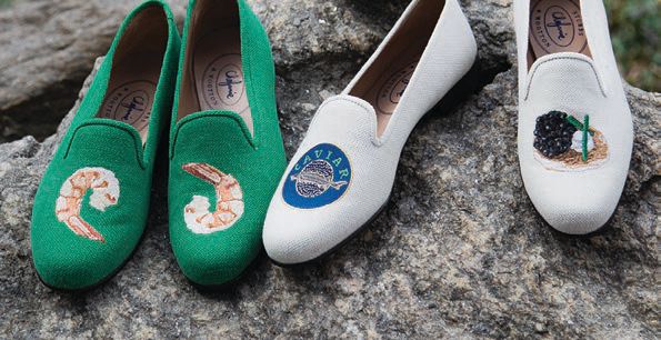 Chefanie and Stubbs & Wootton’s playful shoe collaboration. PHOTO COURTESY OF BRANDS