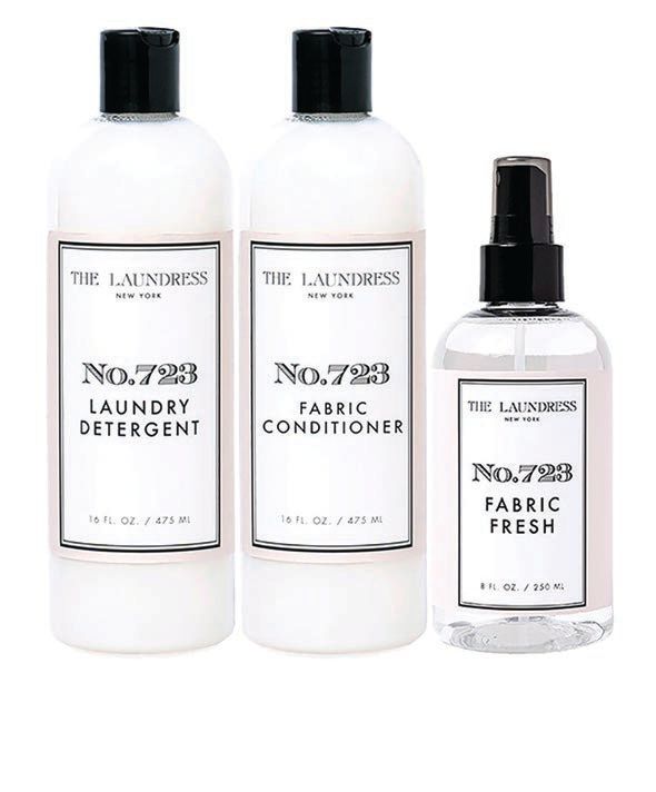 The Laundress No. 723 laundry detergent, fabric conditioner and spray. PHOTO COURTESY OF THE LAUNDRESS