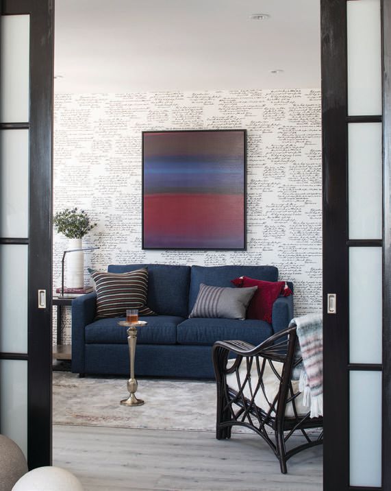 The entire unit was designed to feel contemporary and modern. PHOTO BY MEGHAN BEIERLE