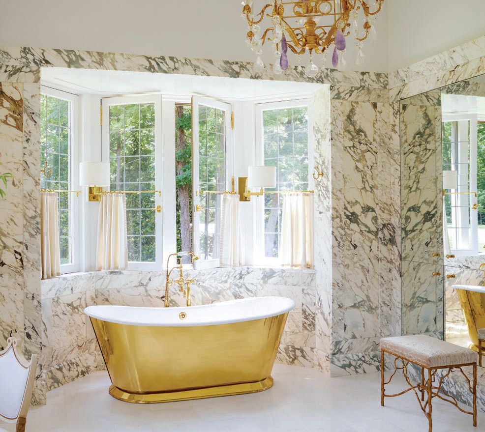 A gilded sanctuary by Suzanne Kasler PHOTO COURTESY OF RIZZOLI NEW YORK