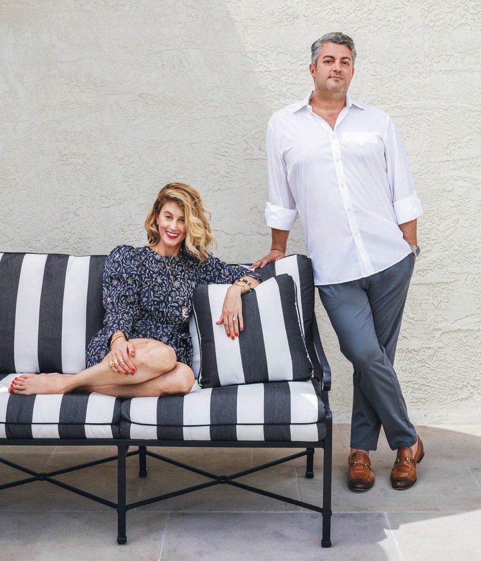 Design duo Jenny Zalkin and Josh Fein. Photographed by Troy Campbell 