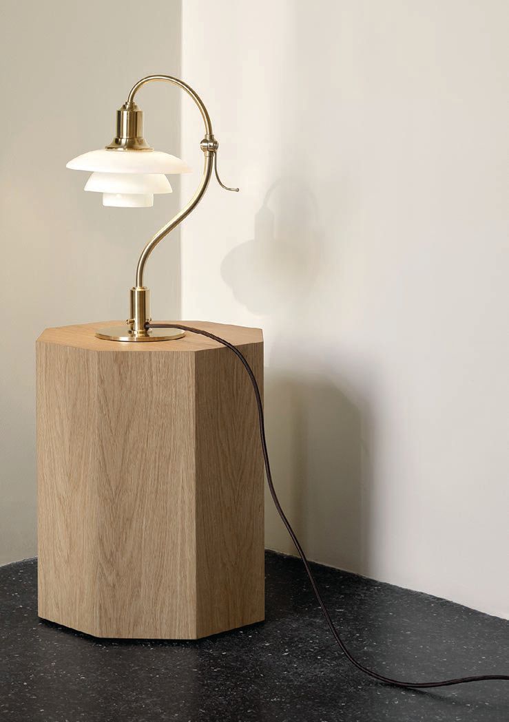 Poul Henningsen’s PH 2/2 Question Mark lamp is re-editioned this fall. PHOTO COURTESY OF LOUIS POULSEN