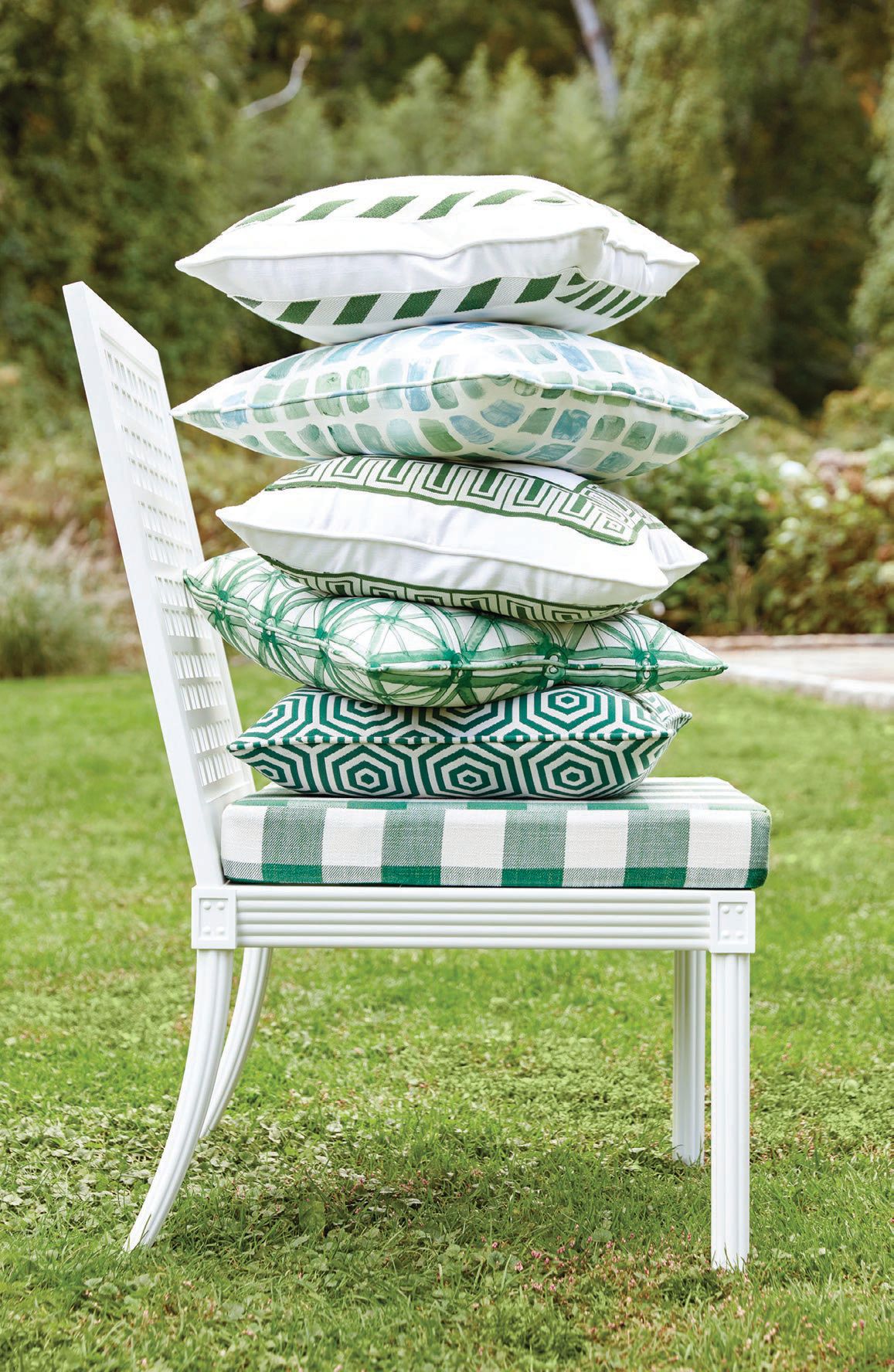 The Mary McDonald Indoor/Outdoor Collection for Schumacher. PHOTO COURTESY OF BRAND