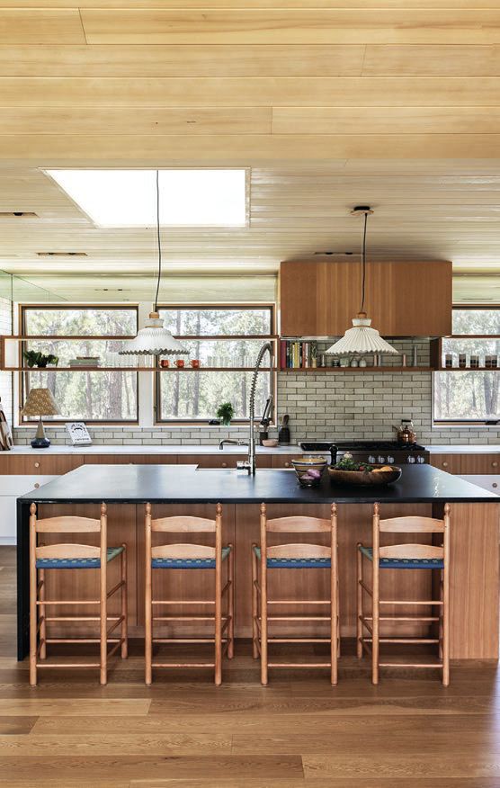 Bestor Architecture and Reath Design used Douglas fir in this modern kitchen. PHOTO BY: LAURE JOLIET. 